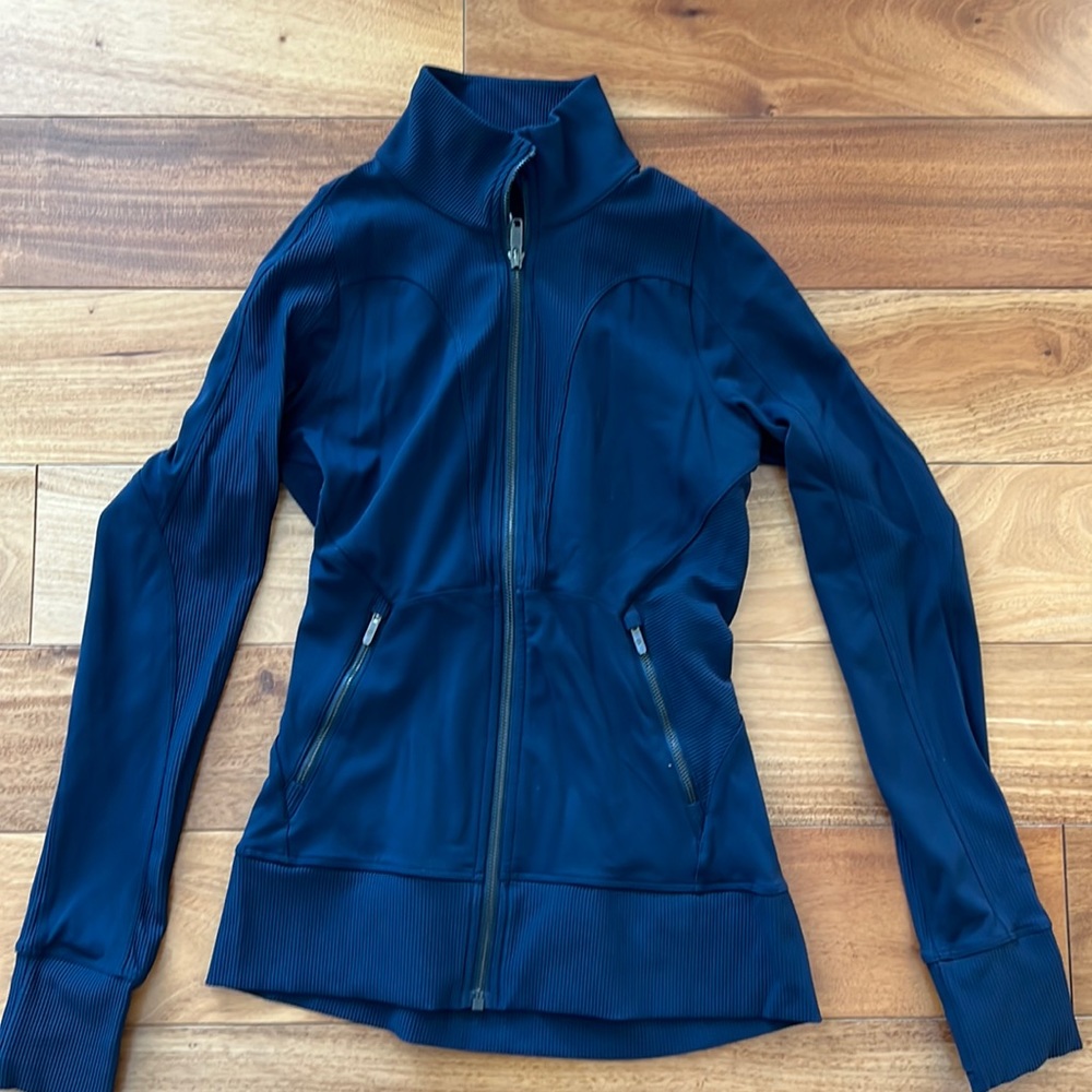Navy Lululemon zip up size 4